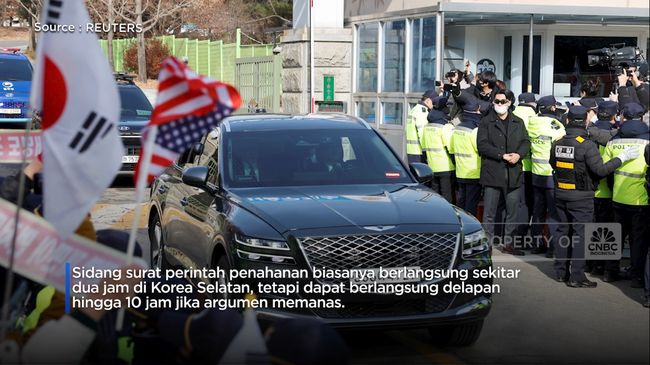 Presiden Korsel Yoon Hadir di Sidang Perpanjangan Masa Tahanan