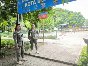 Satpol PP Denpasar Awasi Fasilitas Publik Imbas Permainan Koin Jagat