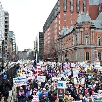 AS Chaos! Potret 50.000 Warga Serbu Washinton Jelang Pelantikan Trump