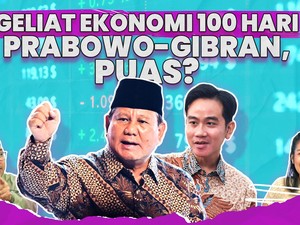 Geliat Ekonomi 100 Hari Prabowo-Gibran, Puas?