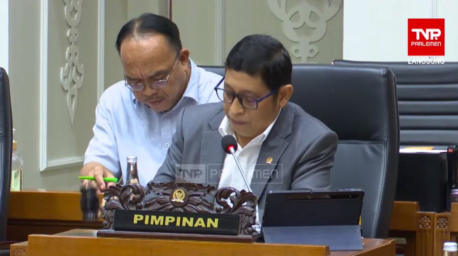 Ketua Badan Legislasi (Baleg) DPR RI Bob Hasan, dalam Rapat Pleno Penyusunan RUU tentang Perubahan Ketiga tentang Minerba. (Tangkapan Layar Youtube DPR RI)