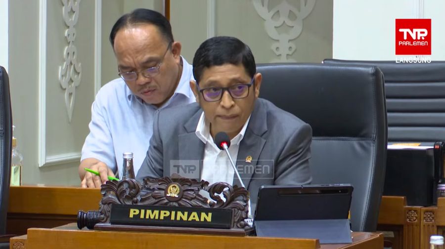 Ketua Badan Legislasi (Baleg) DPR RI Bob Hasan, dalam Rapat Pleno Penyusunan RUU tentang Perubahan Ketiga tentang Minerba. (Tangkapan Layar Youtube DPR RI)
