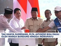 Video: Prabowo Resmikan PLTA Jatigede, Kapasitas 110 Megawatt