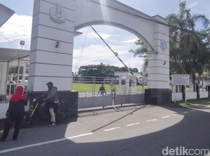 Suasana Lantamal XIV Sorong Jelang Rekonstruksi Wanita Dibunuh Oknum TNI AL