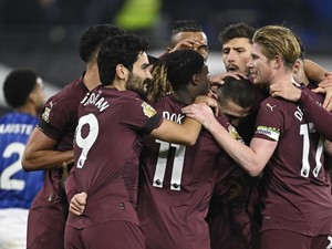Video Hasil Liga Inggris: Manchester City Libas Ipswich Town 6-0