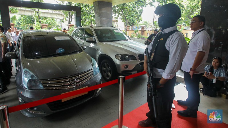 Tindak Pidana Perjudian Online saat Konferensi Pers Satgas Judi Online 100 Hari Kerja Asta Cita di Bareskrim Polri, Jakarta, Senin (20/1/2025). (CNBC Indonesia/Faisal Rahman) Tindak Pidana Perjudian Online saat Konferensi Pers Satgas Judi Online 100 Hari Kerja Asta Cita di Bareskrim Polri, Jakarta, Senin (20/1/2025). (CNBC Indonesia/Faisal Rahman)
