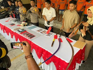 12 Pembacok Pria Asal Jember di Sidoarjo Ditangkap, 3 Masih di Bawah Umur