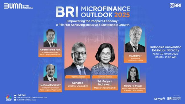 Top! Peraih Nobel Ekonomi Bakal Hadir di BRI Microfinance Outlook 2025