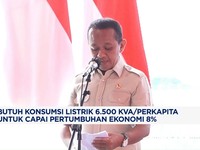 Video: Capai Ekonomi 8%, Konsumsi Listrik RI Harus 6.500 KVA/kapita