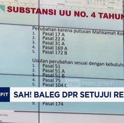 Video: Sah! Baleg DPR Setujui Revisi UU Minerba