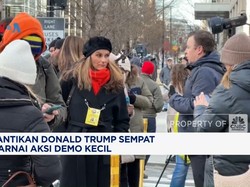 Video: Pelantikan Donald Trump Diwarnai Aksi Demo Kecil
