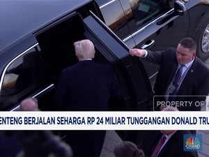 Video: Dilantik Jadi Presiden, Trump Naik Mobil Seharga Rp 24 Miliar