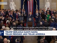 Video: Presiden Trump Janji Ganti Teluk Meksiko Jadi Teluk Amerika