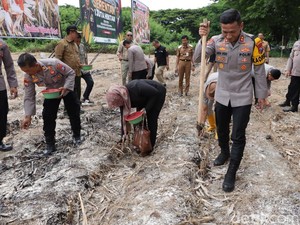 Polres Ponorogo Tanam Jagung 31 Hektare, Harapkan Bisa Swasembada Pangan