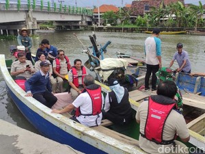 Usai Tinjau HGB di Laut Sidoarjo, Pernyataan Kades Segoro Tambak Berubah
