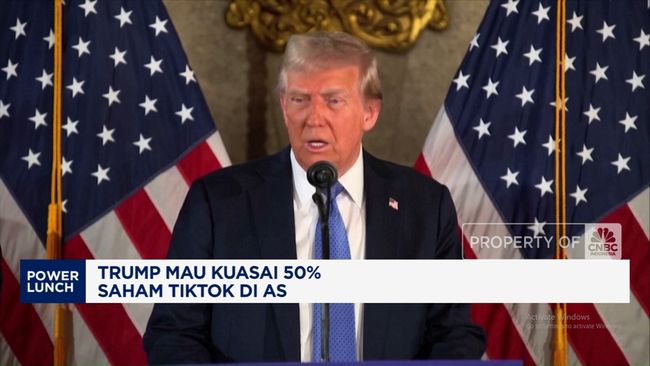 Trump Ingin Kuasai 50% Saham TikTok di AS