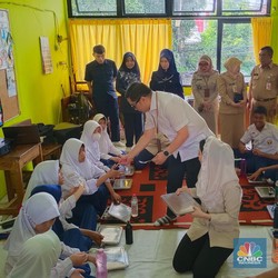 Program Makan Bergizi Gratis Meluncur di SLB Jakarta, Ini Menunya