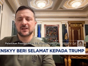 Video: Beri Selamat Pada Trump, Zelenskyy Sebut Trump Orang Yang Kuat