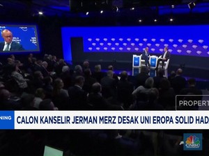Video: Calon Kanselir Jerman Merz Desak Uni Eropa Solid Hadapi Trump
