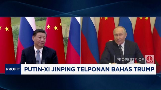 Putin-Xi Jinping Teleponan Bahas Soal Trump