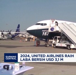 Video: United Airlines di 2024 Cetak Laba Bersih USD 3,1 Miliar