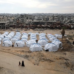 Proyek Kamp Palestina Bikin Panas Israel, Ditolak Militer & Eks PM