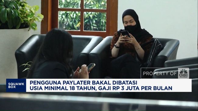 Video:Pengguna Paylater Bakal Dibatasi Minimal 18 Tahun, Gaji Rp3 Juta