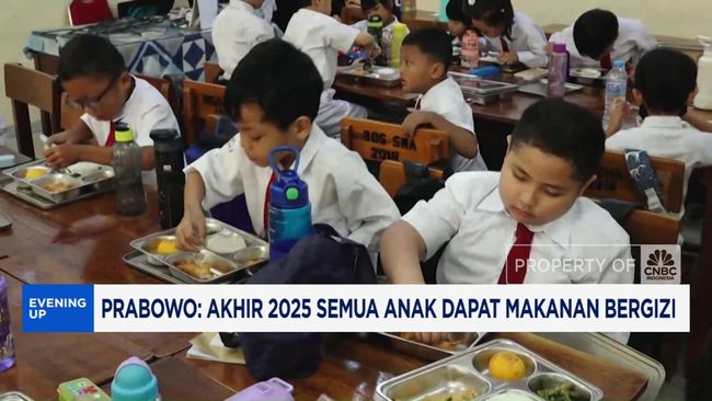 Prabowo Targetkan Akhir 2025 Semua Anak Dapat Makanan Bergizi