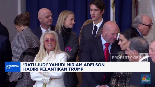 Video: ‘Ratu Judi’ Yahudi Miriam Adelson Hadiri Pelantikan Trump