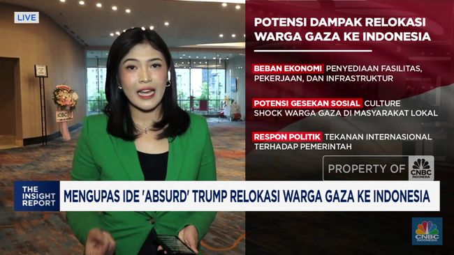 RI Tegas Tolak Relokasi Warga Gaza Usulan Trump