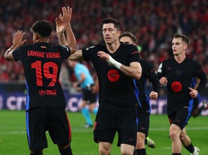 Top Skor Liga Champions: Lewandowski Tambah Koleksi Gol