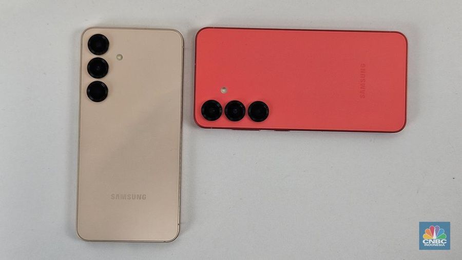 Samsung Galaxy S25. (CNBC Indonesia/Intan Rakhmayanti Dewi)