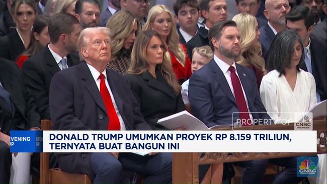 Donald Trump Umumkan Proyek Rp 8.159 Triliun