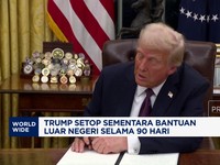 Trump Setop Sementara Bantuan Luar Negeri Selama 90 Hari