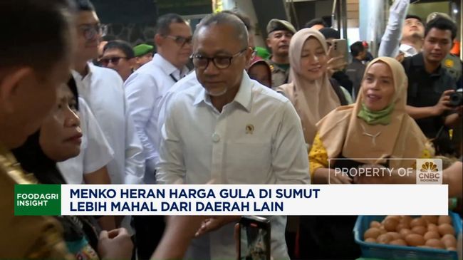 Video: Zulhas Heran Harga Gula di Sumut Lebih Mahal Dari Daerah Lain