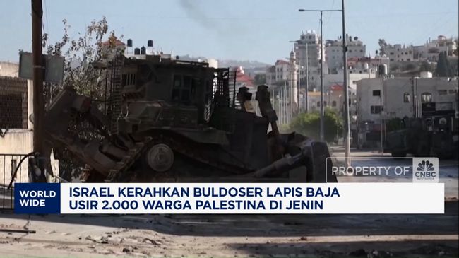 Israel Usir 2.000 Warga Palestina di Jenin Pakai Buldoser