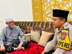 Saat Kapolres Gresik Bersilaturahmi dengan Habib Abu Bakar Assegaf