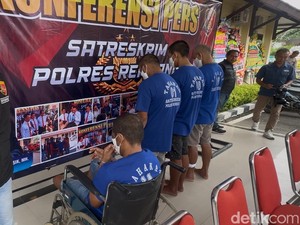 4 Maling Motor Spesialis Dangdutan Dibekuk Polres Rembang, 2 Didor