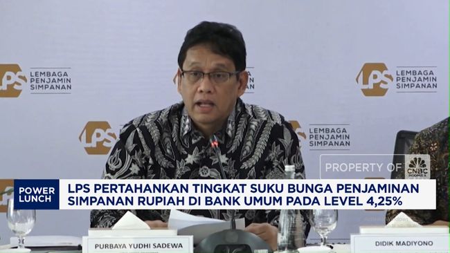 LPS Pertahankan Tingkat Suku Bunga Penjaminan Simpanan di 4,25%