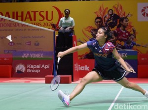 Indonesia Masters 2025: Gregoria Mundur di Perempatfinal karena Sakit