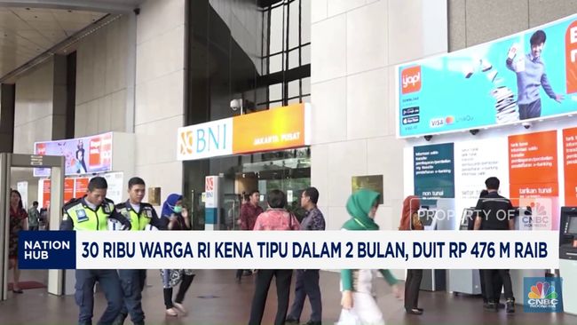 30.000 Warga RI Kena Tipu dalam 2 Bulan, Uang Rp 476 M Raib