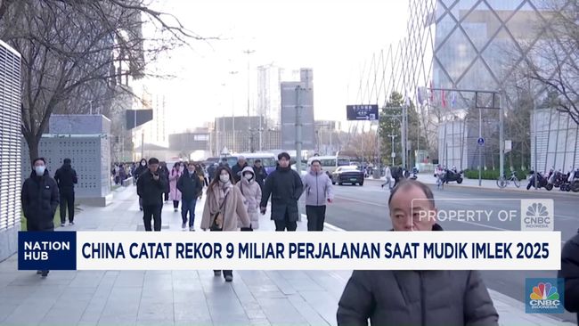 China Cetak Rekor Perjalanan Mudik Saat Imlek