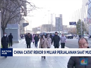 Video: China Cetak Rekor Perjalanan Mudik Saat Imlek
