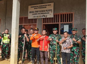 Pangdam Kunjungi SD di Nias Viral karena Siswa Ngeluh Guru Tak Ngajar 1 Bulan