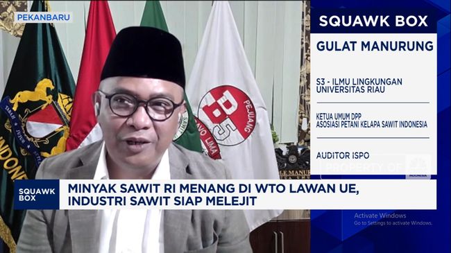 RI Menang Lawan Eropa, Bukti Sawit Bukan Produk Risiko Tinggi