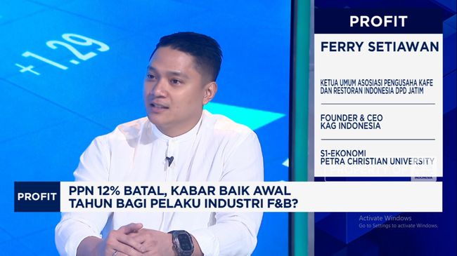 PPN 12% Dibatalkan Prabowo, Bisnis FnB Bisa Melejit di 2025?