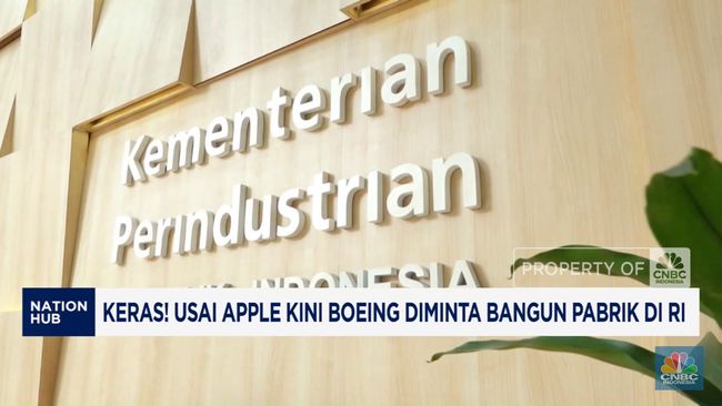 Selain Apple, Pemerintah Minta Boeing Bangun Pabrik di RI