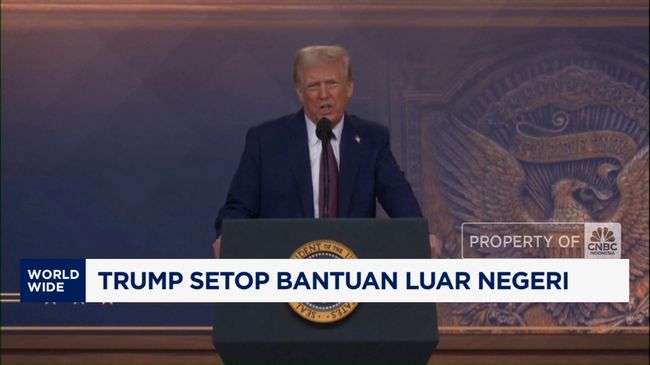 Trump Setop Bantuan AS Luar Negeri Selama 90 Hari