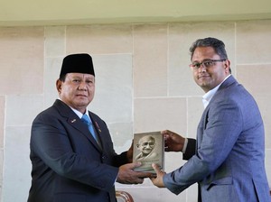 Prabowo Kunjungi Rajghat Memorial, Beri Penghormatan untuk Mahatma Gandhi