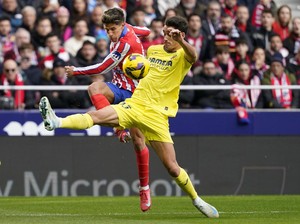 Liga Spanyol: Atletico Madrid Vs Villarreal Berakhir Imbang